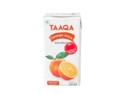 taaqa electrolyte apple juice 160ml bhutan