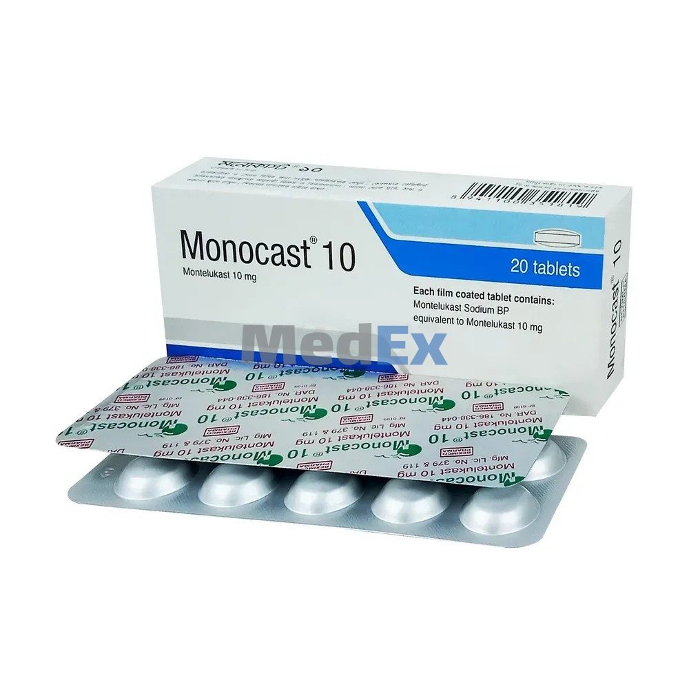 monocast 10 mg tablet
